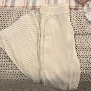 Aerie Groove-On Velour High Waisted Flare Pant